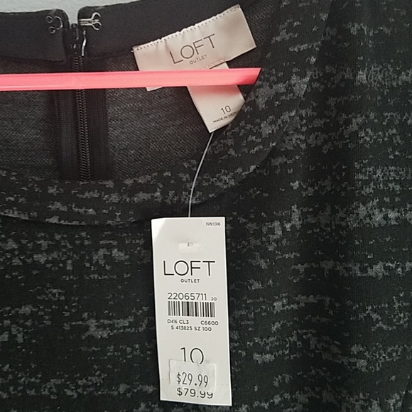 Black and gray dress - Picture 4 of 5